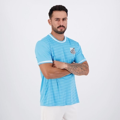 Camisa do Santos Lark Abraziline - Masculina - Foto 4