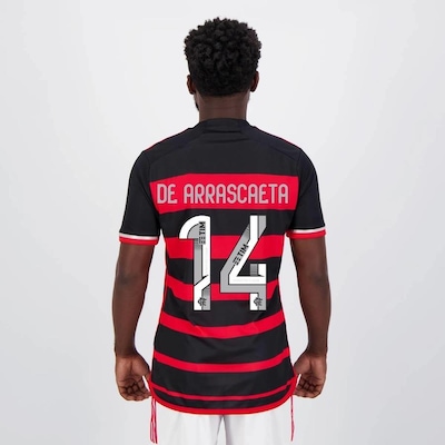 Camisa do Flamengo I 2024 adidas 14 de Arrascaeta - Masculina - Foto 1