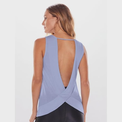 Camiseta Regata Bodyforsure Vazada Essentials - Feminina - Foto 2