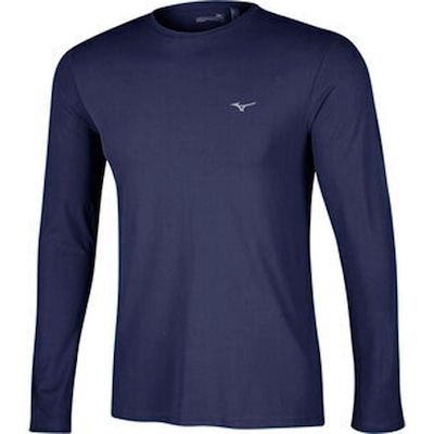 Camiseta Mizuno Manga Longa Nirvana - Masculina - Foto 1
