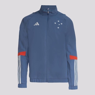 Jaqueta sem Capuz do Cruzeiro Apresentação 2024 adidas - Masculina - Foto 1