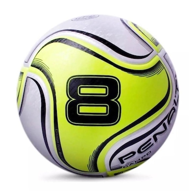 Bola de Futebol de Campo Penalty 8 Xxiv + Bomba de Ar - Infantil - Foto 2