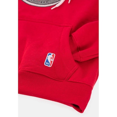 Blusão De Moletom Com Capuz NBA Fechado - Infantil - Foto 4