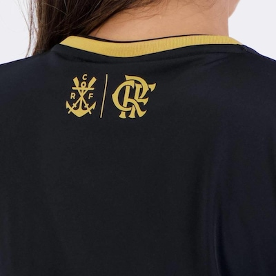 Camisa do Flamengo Braziline Brook Feminina Preta - Foto 4