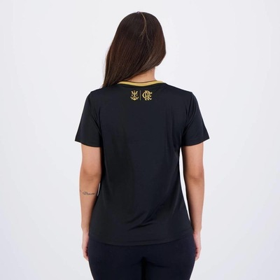Camisa do Flamengo Braziline Brook Feminina Preta - Foto 5