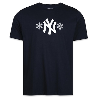 Camiseta New Era Regular New York Yankees Action Winter Sports - Masculina - Foto 1