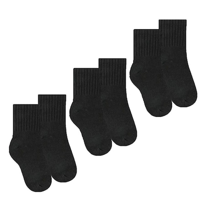 Kit de Meias Sapatilha Selene Lisa com 3 Pares - Infantil - Foto 2