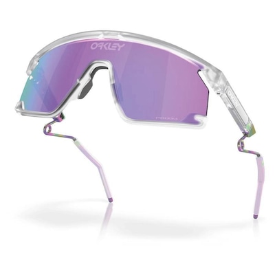 Óculos de Sol Oakley Bxtr Metal Matte Clear Prizm Violet - Foto 2