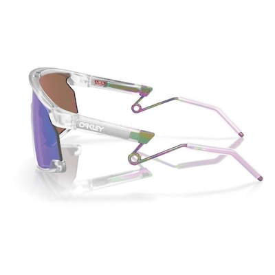 Óculos de Sol Oakley Bxtr Metal Matte Clear Prizm Violet - Foto 3