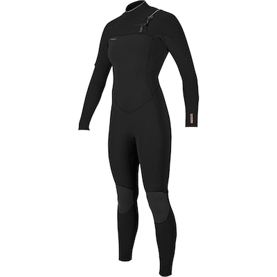 Long John O''''Neill Womens Hyperfreak 3/2Mm Chest Zip Full Black - Feminino - Foto 1