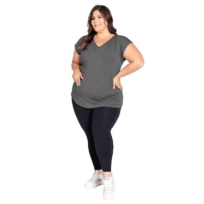 Camiseta Trinys Fluidity Essential Plus Size - Feminina - Foto 3
