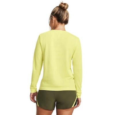 Camiseta Manga Longa de Treino Under Armour Seamless Stride - Feminina - Foto 2