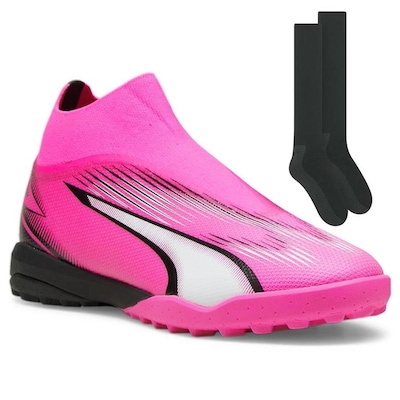 Chuteira Society Puma Ultra Match + Par de Meião - Adulto - Foto 1