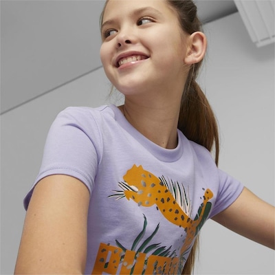 Puma Camiseta Classics Graphic Juvenil Puma Puma Camiseta Classics Graphic Juvenil - Foto 4