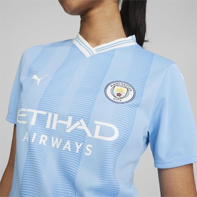 Camisa Manchester City 23/24 Home Jersey Puma - Feminina - Foto 4