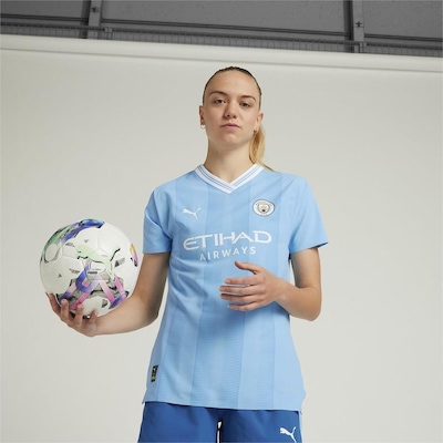 Camisa Manchester City 23/24 Home Jersey Puma - Feminina - Foto 1