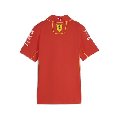 Camisa Polo Puma Scuderia Ferrari Team - Feminina - Foto 2