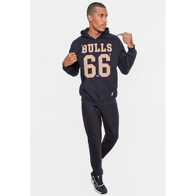 Blusão De Moletom NBA Number Twil Chicago Bulls - Masculino - Foto 5