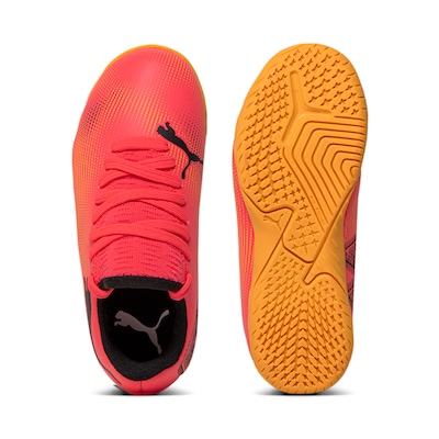 Chuteira de Futsal Puma Future 7 Play - Infantil - Foto 4