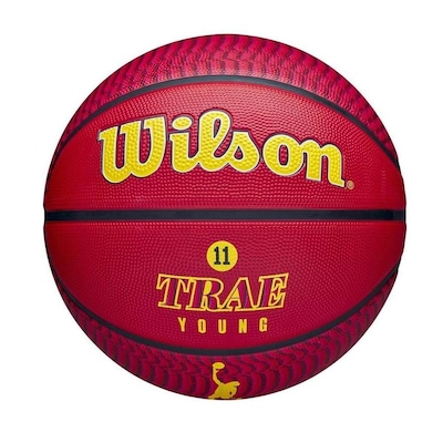 Bola De Basquete Wilson Nba Trae Young Atlanta Hawks Outdoor - Foto 1