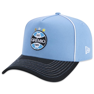 Boné Aba Curva New Era 9Forty A-Frame Grêmio Futebol - Snapback - Adulto - Foto 1