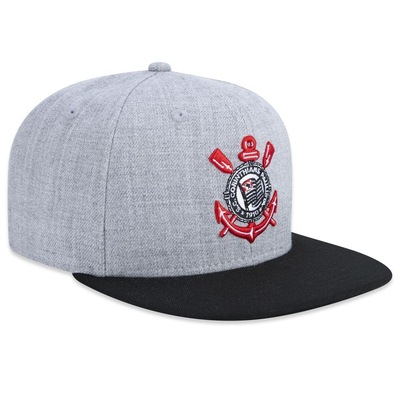 Boné Aba Reta New Era 9Fifty Orig.Fit Corinthians Futebol - Snapback - Adulto - Foto 2