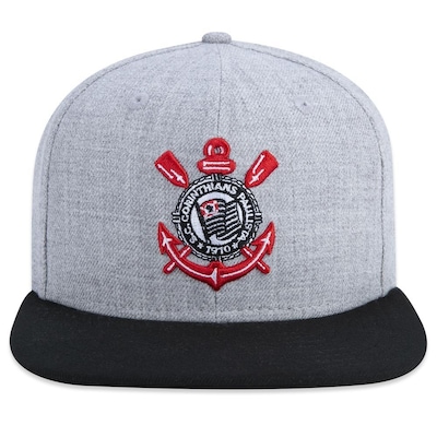 Boné Aba Reta New Era 9Fifty Orig.Fit Corinthians Futebol - Snapback - Adulto - Foto 3