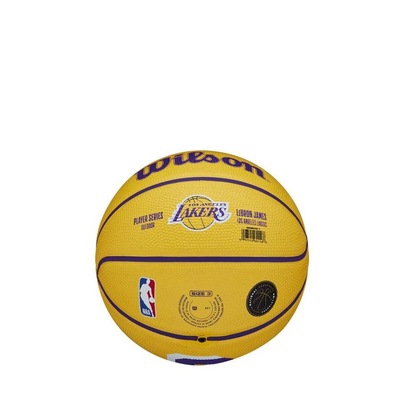 Bola de Basquete Nba Wilson Player Icon Mini - Lebron James Unissex Wilson - Foto 6