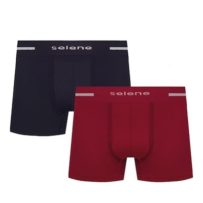 Kit Cueca Selene Boxer sem Costura - 4 Unidades - Masculino - Foto 2