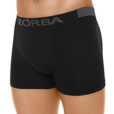 Kit 3 Cuecas Zorba Boxer Extreme Sport sem Costura Microfibra - Adulto - Foto 3