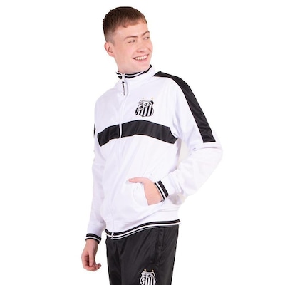 Jaqueta Agasalho Santos Oficial Esportiva Surf Center Masculino - Foto 3