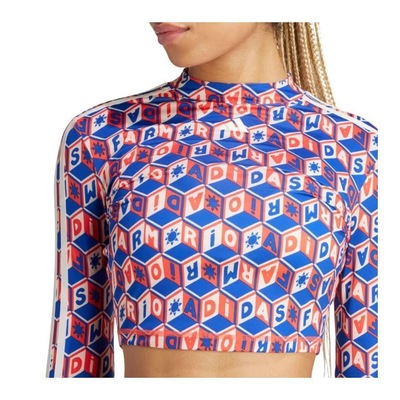Blusa Cropped adidas Farm adidas Crop Ls - Feminina - Foto 4