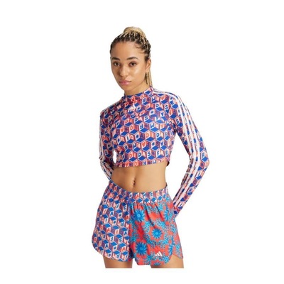 Blusa Cropped adidas Farm adidas Crop Ls - Feminina - Foto 1