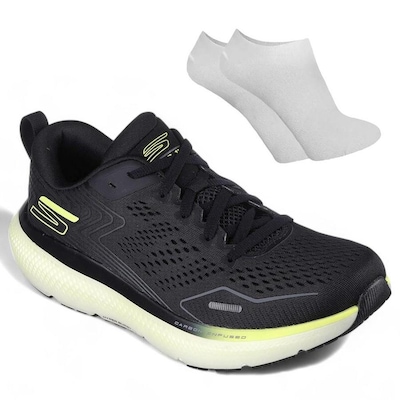 Kit Tênis Skechers Go Run Ride 11 Masculino + Par de Meia - Foto 1