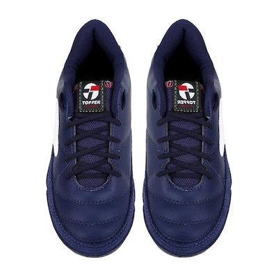 Chuteira Futsal Topper Titanium X + Meia - Adulto - Foto 4