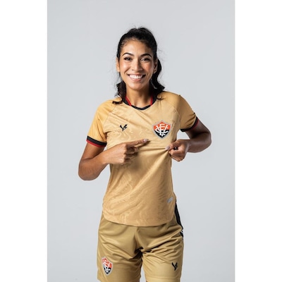 Camisa do Vitória Goleiro 1 2023 Volt - Feminina - Foto 3