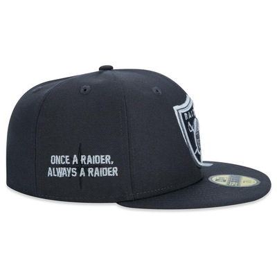 Boné New Era 59Fifty Fitted Las Vegas Raiders Draft 2024 - Masculino - Foto 5
