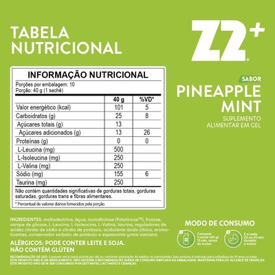 Energy Gel Z2+ Pineapple Display 05 Sachês - Foto 2
