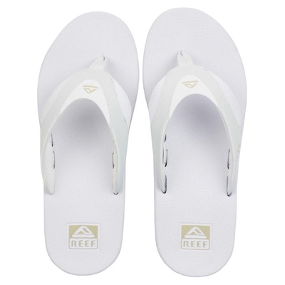 Chinelo Reef Mick Fanning All White - Masculino - Foto 1