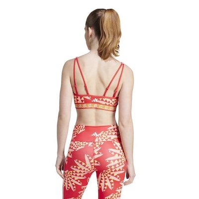 Top Fitness adidas Farm Rio Suporte Médio - Feminino - Foto 2