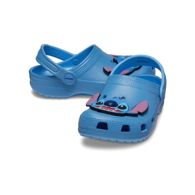Sandália Crocs Stitch Disney Classic Clog K Oxygen - Unissex - Foto 3