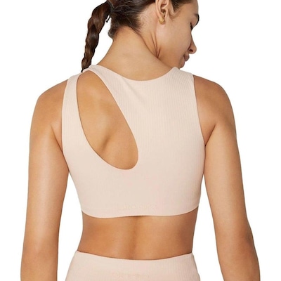 Top Fitness Alto Giro Assimétrico - Feminino - Foto 4