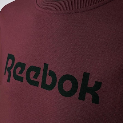 Blusão de Moletom Reebok Careca M Big Logo Linear - Masculino - Foto 3