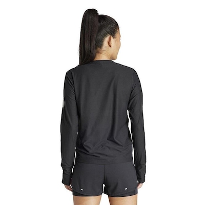 Camiseta Manga Longa Adidas Own The Run - Feminina - Foto 2