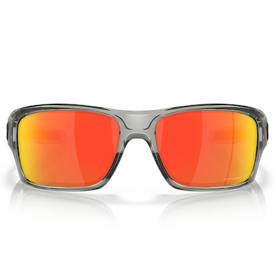 Óculos De Sol Masculino Oakley Turbine Grey Ink Prizm Ruby Polarized - Foto 4