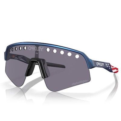 Óculos De Sol Unissex Oakley Sutro Lite Sweep Tld Blue Colorshift - Foto 1