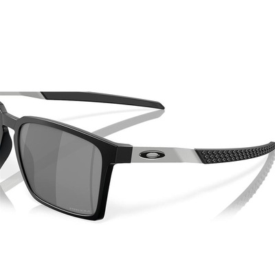 Óculos de Sol Unissex Oakley Exchange Sun Satin Black Prizm - Foto 3