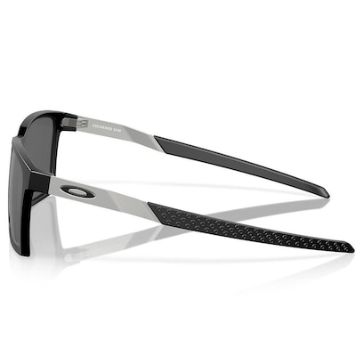 Óculos de Sol Unissex Oakley Exchange Sun Satin Black Prizm - Foto 5