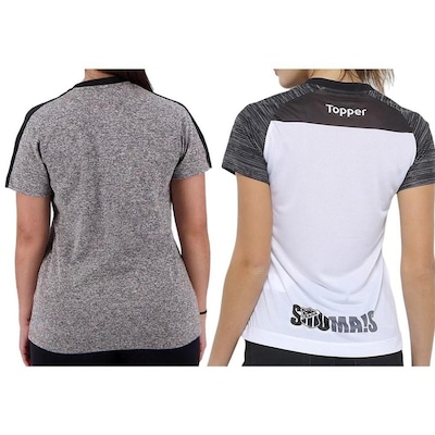 Kit Camisa do Ceará 2018 Topper - 2 Unidades - Feminina - Foto 2