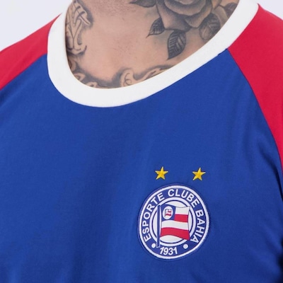 Camisa do Bahia Retromania Basic - Masculina - Foto 5